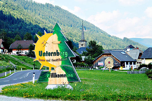 Ortseinfahrt Gemeinde Unternberg
